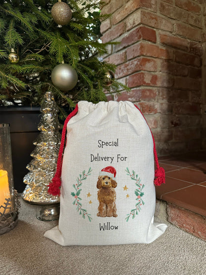Personalised Christmas Sack For Dogs
